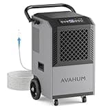 AVAHUM 160 Pints Commercial Dehumidifier with Pump for 1,200 sq. ft, Industrial Dehumidifier for Basements and Warehouses