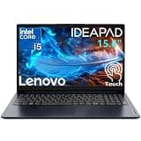 Olialia IdeaPad 15.6" Touchscreen Laptop Computer, Intel 10-Core i5-1335U, 16GB RAM, 512GB PCIe SSD, Long Battery Life, WiFi 6, Abyss Blue, Windows 11 Home, 2026 Edition for Business & Student