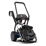 AR Blue Clean BM2600B Electric Pressure Washer, 2600 Max PSI, 1.5 Max GPM, 13 Amp Induction Motor, 2-in-1 Cart Design, Included Accessories