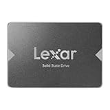 Lexar 512GB NS100 SSD 2.5 Inch SATA III Internal Solid State Drive, Up to 550MB/s Read, Gray (LNS100-512RBNA)