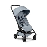 Joolz Aer2 Lightweight Travel Stroller for Baby & Toddler – One-Hand Fold, Compact Carry-On Airplane Approved, Reclining Seat, UPF 50+ Canopy, Travel Pouch, Baby Net – Pebble Grey