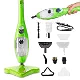 H2O X5 Steam Mop & Handheld Steam Cleaner | 5-in-1 Floor Steamer | Hardwood, Tile & Laminate Cleaner | Carpet Glider Included | Grout, Window & Garment Attachments
