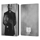 Head Case Designs Officially Licensed AMC The Walking Dead Gabriel Double Exposure Leather Wallet Case Compatible with Amazon Kindle 11th Gen 6in 2022