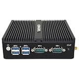 KINGDEL Fanless Mini Firewall PC with N100/N150 CPU 4C/4T, 16GB DDR4 RAM 512GB NVMe SSD, Industrial Desktop Computer Support HD/VGA Dual Display 4096x2160@60Hz, 2xLAN 2xCOM RS232 6xUSB