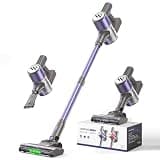 WLOTPO Vacuum Cleaners for Home,Cordless Vacuum Cleaner,Lightweight Stick Vacuum Cordless Rechargeable,Self-Standing Design,LED Touch Screen,Vacuum for Hardwood Floors,Carpet,Pet Hair(Blue Purple)