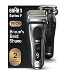 Braun Series 9 PRO+ Electric Razor for Men, 5 Pro Shave Elements & Precision Long Hair Trimmer, 6in1 SmartCare Center, Wet & Dry Electric Shaver for Smooth Skin with 60min Battery Runtime, 9517s