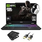 msi Cyborg 15.6 inch FHD 144Hz Gaming Laptop, Intel Core 7 240H, NVIDIA GeForce RTX 5060, 16GB RAM, 1TB SSD, WiFi 6E, RGB Backlit Keyboard, w/Assy Cooling Pad HDMI Cable, Windows 11 Pro