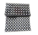 1000 Dots Photogrammetry 3D Scanner Marking Positioning Points Reflective Target Point Target Ball Coding Sticker for Complex Details(Inner 9 Outer 12MM)