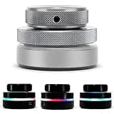 YUEHISY Wireless Multimedia Control Knob, 360 Rotation for Volume Short Video Browsing, 2.4G BT USB C with RGB Light for Phone Tablet PC