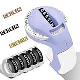 cseein Embossing Label Maker Machine with Tapes, Vintage Embossed Label Makers Manual, Retro Embosser Old School Labeler 5PK 9mm 3/8inch 3D Labels-Purple