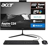 MichaelElectronics2 Customized Laptop, Created Using Acer Aspire C24 All-in-One Desktop 23.8" IPS Display (AMD Ryzen 5 7430U, 8GB /16GB/32GB DDR4, 512GB/1TB SSD, Win 11 Pro) USB Keyboard and Mouse