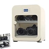 Camera Lens Dehumidifier Cabinet, Electronic Dry Box for Photography Gear, Adjustable Hygrometer & Shelves, 30L/40L Moisture Proof Box, Keep Cameras, Lenses & Collectibles Safe