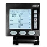 Smart Rowing Machine Display Meter Compatible with Indoor Exercise Bikes and Ellipticals Real-Time Data Tracking Multiple Sport Modes Black(01)