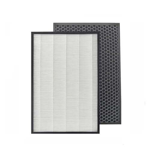 Compatible for Sharp Air Purifier KC-D40E-W KC-D50 KC-E50 KC-F50 KC-D40E ,Heap Filter Actived Carbon Filter 40 * 22cm Air Humidifier Parts(Set)