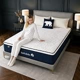 bellable King Size Mattress 14 Inch, King Mattress in a Box, Medium Firm Hybrid Mattress King with Cooling Gel Memory Foam, Zoned Support, Motion Isolation, Reinforced Edge Support, Fiberglass Free