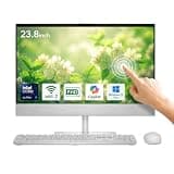 Dell 23.8" All-in-One Desktop Computer - Intel Core Ultra 7 355U, 23.8 inch FHD(1920x1080) Touchscreen Display, 32GB DDR5 RAM, 2TB NVMe SSD, Wi-Fi7, Bluetooth 6, Copilot+ AI PC, Windows 11 Pro
