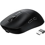 ATTACK SHARK X3 Wireless Gaming Mouse, 49g Ergonomic Computer Mouse, Triple Modes PAW3395 26K DPI Optical Sensor, 200h Battery Life, Programmable Buttons, Gaming Accessories for PC/Laptop/Mac (Black)