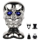 Skull Head Shaver for Bald Men, Electric Razor with Multiple Accessories, Waterproof USB Rechargeable Grooming Kit, 80 min Battery Life, Adjustable Head for Shaving and Trimming