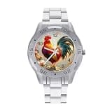 FekiLoot Watch for Men Big Face Stainless Steel Wrist Watch Personality