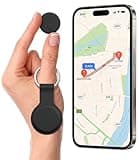 GPS Tracker for Pets, Keys, Luggage & Valuables – No SIM Card, No Subscription – Bluetooth Location Finder – Compatible with iOS, Android & HarmonyOS | Mini Keychain Tag