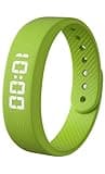 Gosasa Lightweight LED Digital Sport Watch Waterproof Fitness Tracker with Calorie Counter, Pedometer, Vibrating Alarm, USB Rechargeable Silicone Wristband for Men Women (Green)
