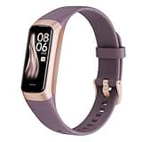 ZKSSGY Fitness Tracker with 24/7 Heart Rate Blood Oxygen Sleep Monitor,Activity Tracker with 1.1" AMOLED Touch Color Screen, Multiple Sport Modes Step Counter,IP68 Waterproof for Women Men (Bordeaux)