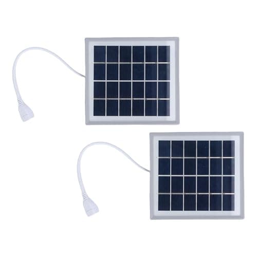 Focket Portable Solar Panels, 5W Monocrystalline Silicon USB Solar Panel Charger, Backpacking Panel with Back Stand for Smartphones Camping Hiking Outdoor Activities