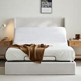 Adjustable Bed Frame with Head and Foot Incline, Electric Base with Wireless Remote
