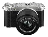 FUJIFILM X-M5 Mirrorless Digital Camera XC15-45mmF3.5-5.6 OIS PZ Lens Kit - Silver