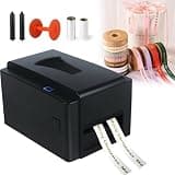Digital Satin Ribbon Printing Machine, Lanyard Textile Foil Stamping Fabric Label Printer, 300 DPI, 127mm/s, Supports Multiple Languages for Home, School, Office