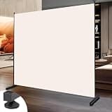 Room Divider 6FT 1 Panel Privacy Screen, 71'' Wide Fabric Indoor Room Divider Wall Divider for Room Separation, Portable Room Partitions and Dividers Freestanding Temporary Wall Room Separators, Beige
