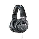Audio-Technica ATH-M30x Professional Studio Monitor Headphones, Black