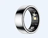 Kuxlagz Smart Health Tracker, No Subscription Required, Smart Ring for Men and Women, Long-Lasting Battery, Fitness and Sleep Monitor Compatible with iOS and Android (Silver, 10#)