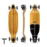 Magneto Drop-Through Longboard Skateboard - 8-Ply Maple Deck Adult Longboard - 100mm All-Terrain Wheels Off-Road Skateboard - Low-Rider Deck Cruiser Board Maneuverability - 40 in x 9.25 in, Wood