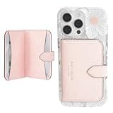 kate spade new york Morgan Magnetic Phone Wallet/Card Holder - Compatible with MagSafe Phones and Cases - Chalk Pink
