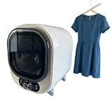 Compact Mini Tumble Dryer, Portable Silent Dryer with 35dB Noise, 2 Drying Modes (Cold/Hot Air), 0.8KG Capacity, Ideal for Apartment and RV Use