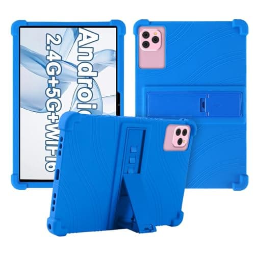 Case for ICONLINK ZB32A 10.1 inch,Soft Silicone Protector Cover,Kids Friendly,Adjustable Stand Tablet Cover,4 Corners Thicken Shockproof,Navy Blue