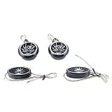 Omquot Premium Metal Round Car Stereo Tweeter for Lossless Music Enjoyment In 12V Car Truck
