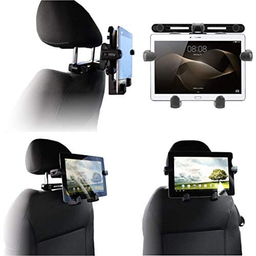 Navitech in Car Portable Tablet Headrest Mount Compatible with Samsung Galaxy Tab A T510N 10.1"