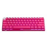 Logitech G PRO X 60 Lightspeed Wireless Gaming Keyboard, Ultra Compact TKL 60% Mechanical Keyboard for Windows PC, LIGHTSYNC RGB, Dual-Shot PBT Keycaps, GX Optical Tactile Switches - Magenta
