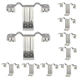 Solar Panels Drain Clips,Edge Mount Clamp | Solar Panel Drain Clamp - for Outdoor Maintenance Upgrade Roof Photovoltaic Dirt Accumulation Rust Prevention