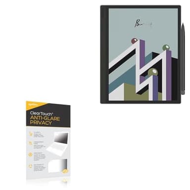 BoxWave Screen Protector Compatible With ONYX BOOX Tab Ultra C - ClearTouch Anti-Glare Privacy (2-Pack), Privacy Screen Protector Flexible Film Anti-Glare