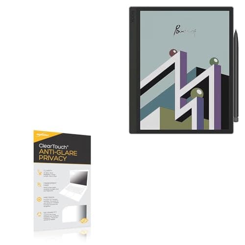 BoxWave Screen Protector Compatible With ONYX BOOX Tab Ultra C - ClearTouch Anti-Glare Privacy (2-Pack), Privacy Screen Protector Flexible Film Anti-Glare