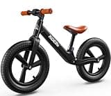 Ridego 14 Inch Balance Bike for Kids 3-6 Year Old,Lightweight Kids Bike with Adjustable Seat, Push Bicycle with Air Rubber Tires,Ride-on Toys Birthday Gift