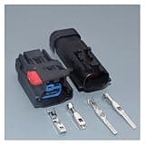 2pin 2.8mm 2p Car Headlight Plug Electric Automotive Waterproof Female Male Connector 54200206(2sets female male)