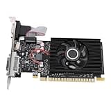 Zopsc Graphics Card, 1GB DDR3 64bit PCI Express x16 Video Card with Cooling Fan, VGA DVI HD Multimedia Interface, for Desktop PC ATX ITX SFF Computer Case
