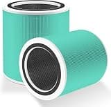 Core 400S To·xin Absorber Replacement Filter for LEVOIT Core 400S Smart WiFi Air Purifier, Funmit 3-in-1 Replacement Filter, Part # Core 400S-RF-TX (LRF-C401-GUS), Green, 2 Pack