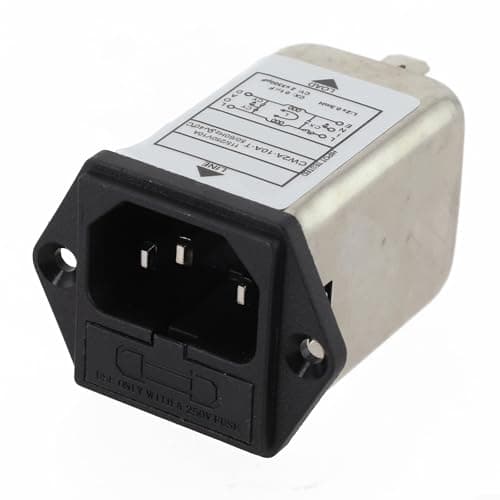 For EMI Filter Fuse IEC Input Module AC Power Outlet for Measuring Instruments and Small Electronics (CW2A/AR)