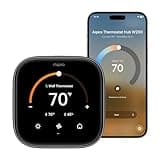 Aqara Smart Thermostat W200 with Apple Adaptive Temperature & Clean Energy Guidance, 4" Touchscreen, Matter Controller, Built-in Radar Sensor, Works with Apple Home, Siri, Google Assistant, Alexa