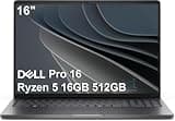 Dell Pro 16 (Next Gen Latitude 3550) Business Laptop (16" FHD+, AMD Ryzen 5 220 (> Intel i7-1255U), 16GB DDR5 RAM, 512GB SSD), 1080p IR Webcam, Backlit, 2x Thunderbolt 4, Win 11 Pro, PC16255 (Renewed)